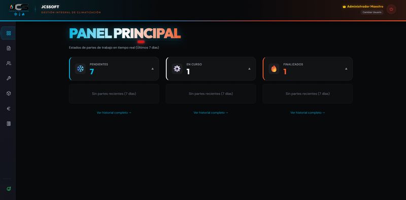 Gestor de Partes de Trabajo JCS — JCS Instalaciones